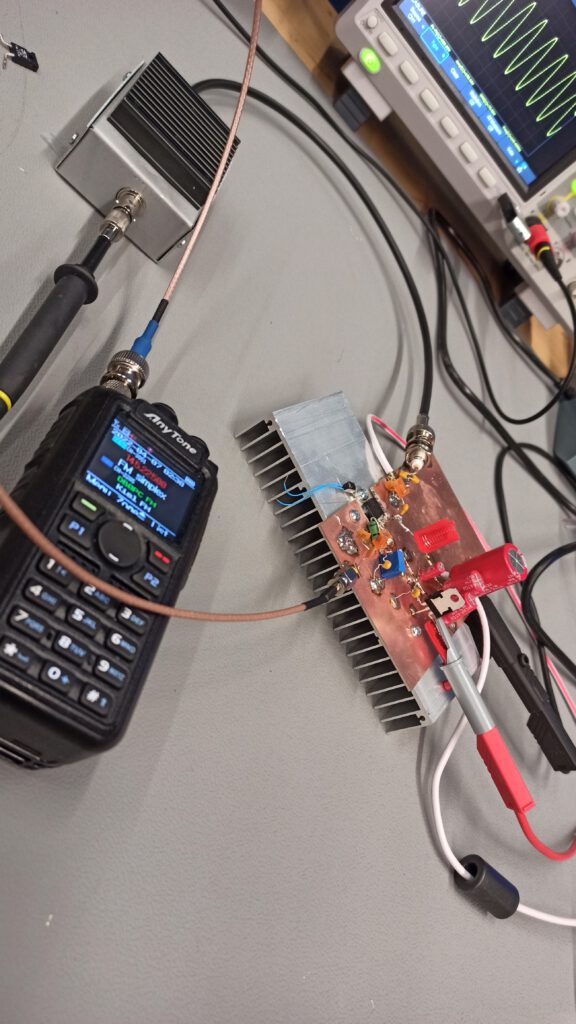 Test des UKW (144-148 MHz) LDMOS Leistungsverstärker